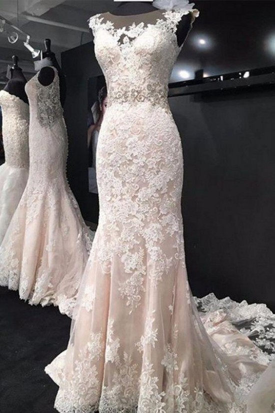 Elegant Mermaid Lace Wedding Dresses Bridal Gowns 903042 Elegant Mermaid Lace Wedding Dresses Bridal Gowns 903042
