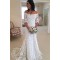 Mermaid Lace Long Wedding Dresses Bridal Gowns with Sleeves 903047