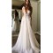 A-Line Beaded Tulle Wedding Dresses Bridal Gowns 903049