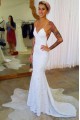 Mermaid Spaghetti Straps Lace Wedding Dresses Bridal Gowns 903053