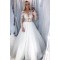 A-Line Lace and Tulle Wedding Dresses Bridal Gowns with Long Sleeves 903055