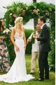 Mermaid V Neck Lace Wedding Dresses Bridal Gowns 903057