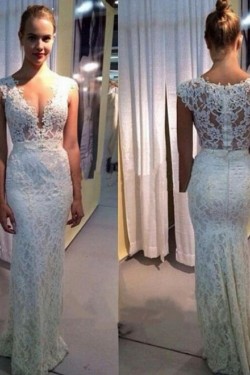 Mermaid Lace Long Wedding Dresses Bridal Gowns 903061