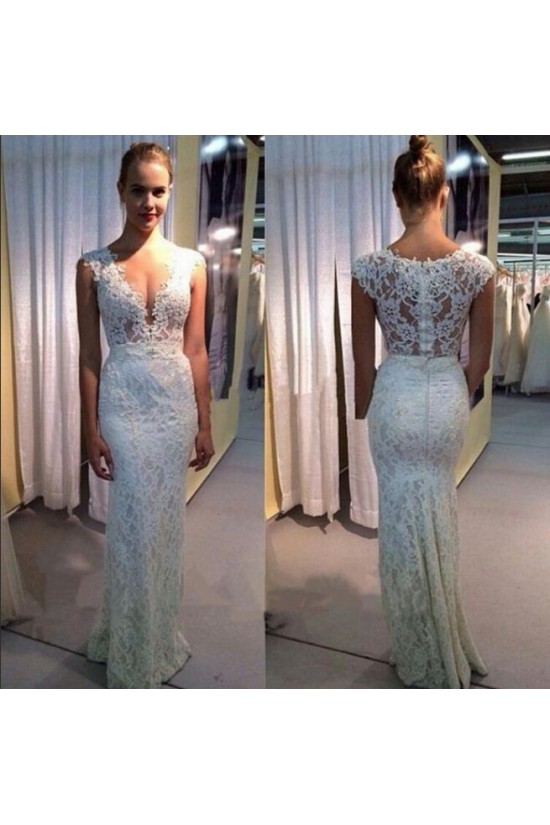 Mermaid Lace Long Wedding Dresses Bridal Gowns 903061