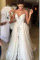 Lace and Tulle Sweetheart Wedding Dresses Bridal Gowns 903062