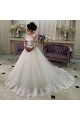A-Line Lace Wedding Dresses Bridal Gowns with Long Sleeves 903063