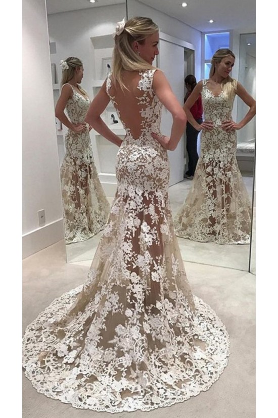 Mermaid Lace Long Wedding Dresses Bridal Gowns 903077 Mermaid Lace Long Wedding Dresses Bridal Gowns 903077