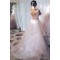 A-Line Lace and Tulle Long Wedding Dresses Bridal Gowns 903080