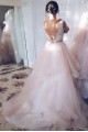 A-Line Lace and Tulle Long Wedding Dresses Bridal Gowns 903080