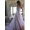 A-Line Lace V Neck Wedding Dresses Bridal Gowns 903081