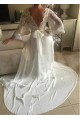 A-Line Chiffon and Lace Wedding Dresses Bridal Gowns 903086 A-Line Chiffon and Lace Wedding Dresses Bridal Gowns 903086