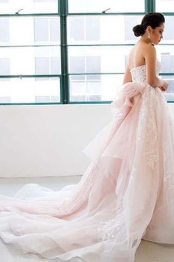 A-Line Sweetheart Lace and Tulle Wedding Dresses Bridal Gowns 903091