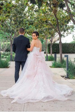 A-Line Sweetheart Lace and Tulle Wedding Dresses Bridal Gowns 903091