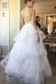 A-Line Lace and Tulle V Neck Wedding Dresses Bridal Gowns 903093