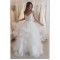 A-Line Lace and Tulle V Neck Wedding Dresses Bridal Gowns 903093