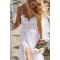 Long Chiffon and Lace Spaghetti Straps Wedding Dresses Bridal Gowns 903096