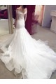 Elegant Mermaid Lace Off the Shoulder Wedding Dresses Bridal Gowns 903097