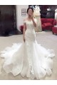 Elegant Mermaid Lace Off the Shoulder Wedding Dresses Bridal Gowns 903097