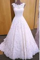 Elegant A-Line Lace Long Wedding Dresses Bridal Gowns 903098