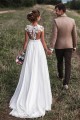 A-Line Chiffon and Lace Wedding Dresses Bridal Gowns 903101