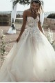 A-Line Sweetheart Lace and Tulle Wedding Dresses Bridal Gowns 903106