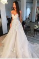 A-Line Sweetheart Lace and Tulle Wedding Dresses Bridal Gowns 903106