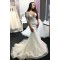 Mermaid Lace Short Sleeves Wedding Dresses Bridal Gowns 903120
