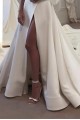 A-Line Long Satin Wedding Dresses Bridal Gowns 903128 A-Line Long Satin Wedding Dresses Bridal Gowns 903128