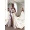 A-Line Long Satin Wedding Dresses Bridal Gowns 903128