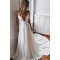 A-Line V Neck Long Wedding Dresses Bridal Gowns 903130