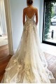 A-Line Spaghetti Straps Lace Wedding Dresses Bridal Gowns 903133 A-Line Spaghetti Straps Lace Wedding Dresses Bridal Gowns 903133