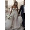 A-Line Sweetheart Lace Long Wedding Dresses Bridal Gowns 903134
