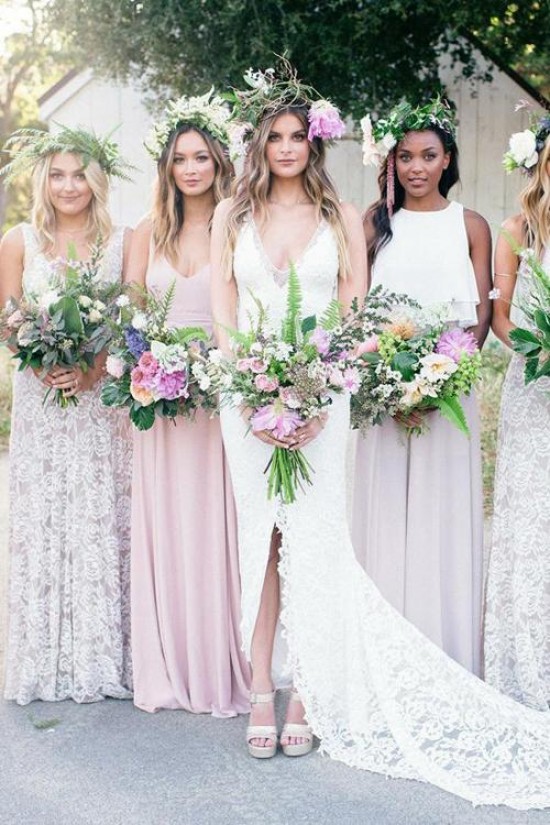 Elegant Lace Long Wedding Dresses Bridal Gowns 903139