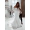 Mermaid Lace Long Sleeves Wedding Dresses Bridal Gowns 903144