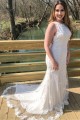 Mermaid Lace Long Wedding Dresses Bridal Gowns 903145