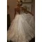 A-Line Sparkle V Neck Wedding Dresses Bridal Gowns 903148