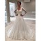A-Line Long Sleeves Lace Wedding Dresses Bridal Gowns 903160