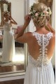 Elegant Chiffon and Lace Wedding Dresses Bridal Gowns 903171