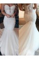 Long Mermaid Sweetheart Lace and Tulle Beaded Wedding Dresses Bridal Gowns 903172