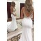 Mermaid Lace V Neck Wedding Dresses Bridal Gowns 903180