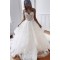 A-Line Lace V Neck Wedding Dresses Bridal Gowns 903181