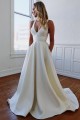 A-Line V Neck Wedding Dresses Bridal Gowns 903182 A-Line V Neck Wedding Dresses Bridal Gowns 903182