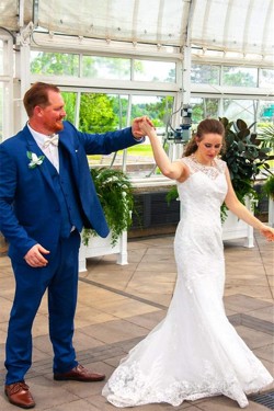 Long Mermaid Lace Wedding Dresses Bridal Gowns 903183