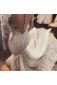 Elegant Mermaid Lace Long Sleeves Wedding Dresses Bridal Gowns 903185