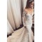 Elegant Mermaid Lace Long Sleeves Wedding Dresses Bridal Gowns 903185