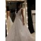 A-Line Sparkle V Neck Wedding Dresses Bridal Gowns 903190