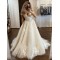 A-Line Lace and Tulle Wedding Dresses Bridal Gowns 903199