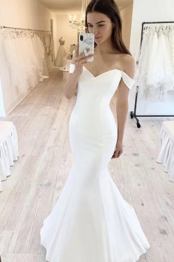 Mermaid Off the Shoulder Wedding Dresses Bridal Gowns 903202