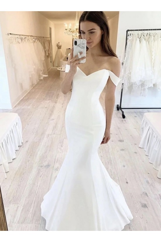 Mermaid Off the Shoulder Wedding Dresses Bridal Gowns 903202