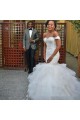 Mermaid Lace and Tulle Off the Shoulder Wedding Dresses Bridal Gowns 903210